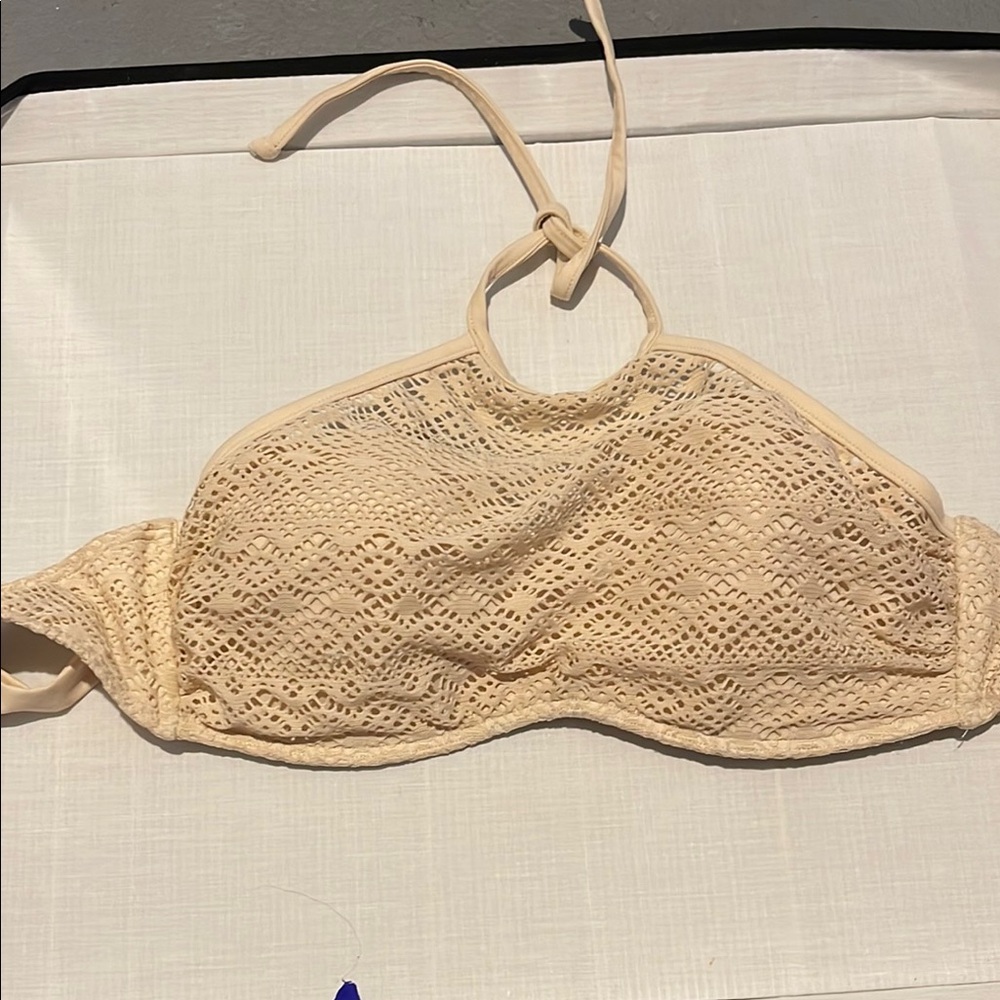 VENUS Cream Bikini Bandeau Swimwear